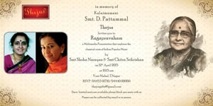 Invite For Ragapravaham