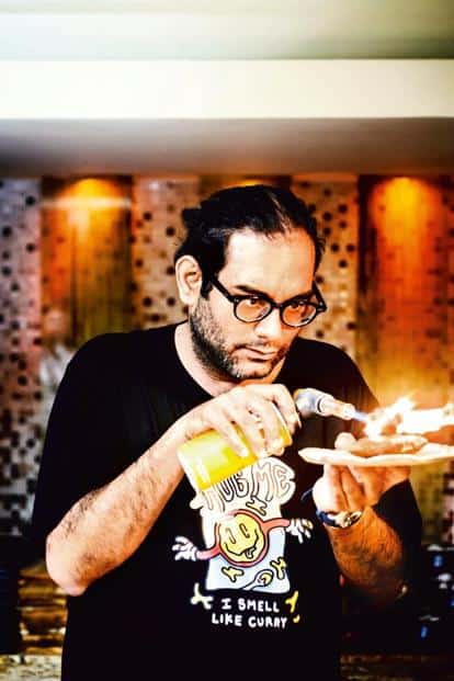 Gaggan Anand loves food science and often tweaks standard ingredients into unconventional forms. Photo: Nathan G/Mint