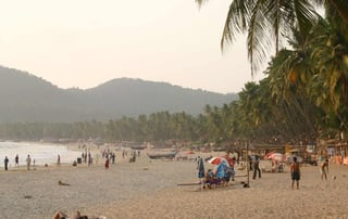 Palolem beach in Goa