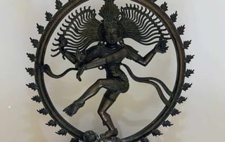 Lord Shiva in the iconic Nataraja pose