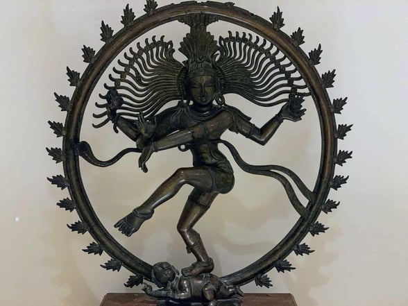 Lord Shiva in the iconic Nataraja pose