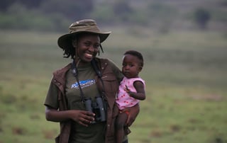 Judith Mirembe, birder in Uganda