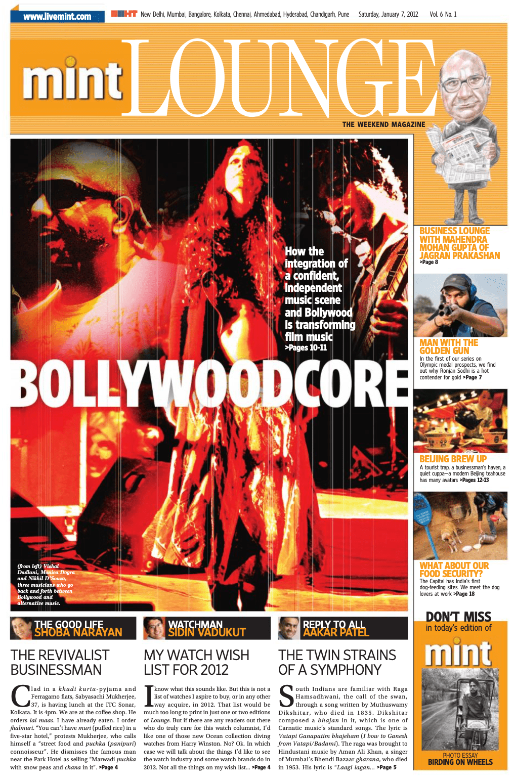 Mint Lounge. The Good Life. 7:1:2012 Sabyasachi the revivalist businessman