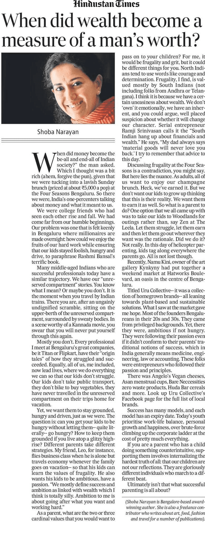 Wealth and measure of man Wealth and measure of man