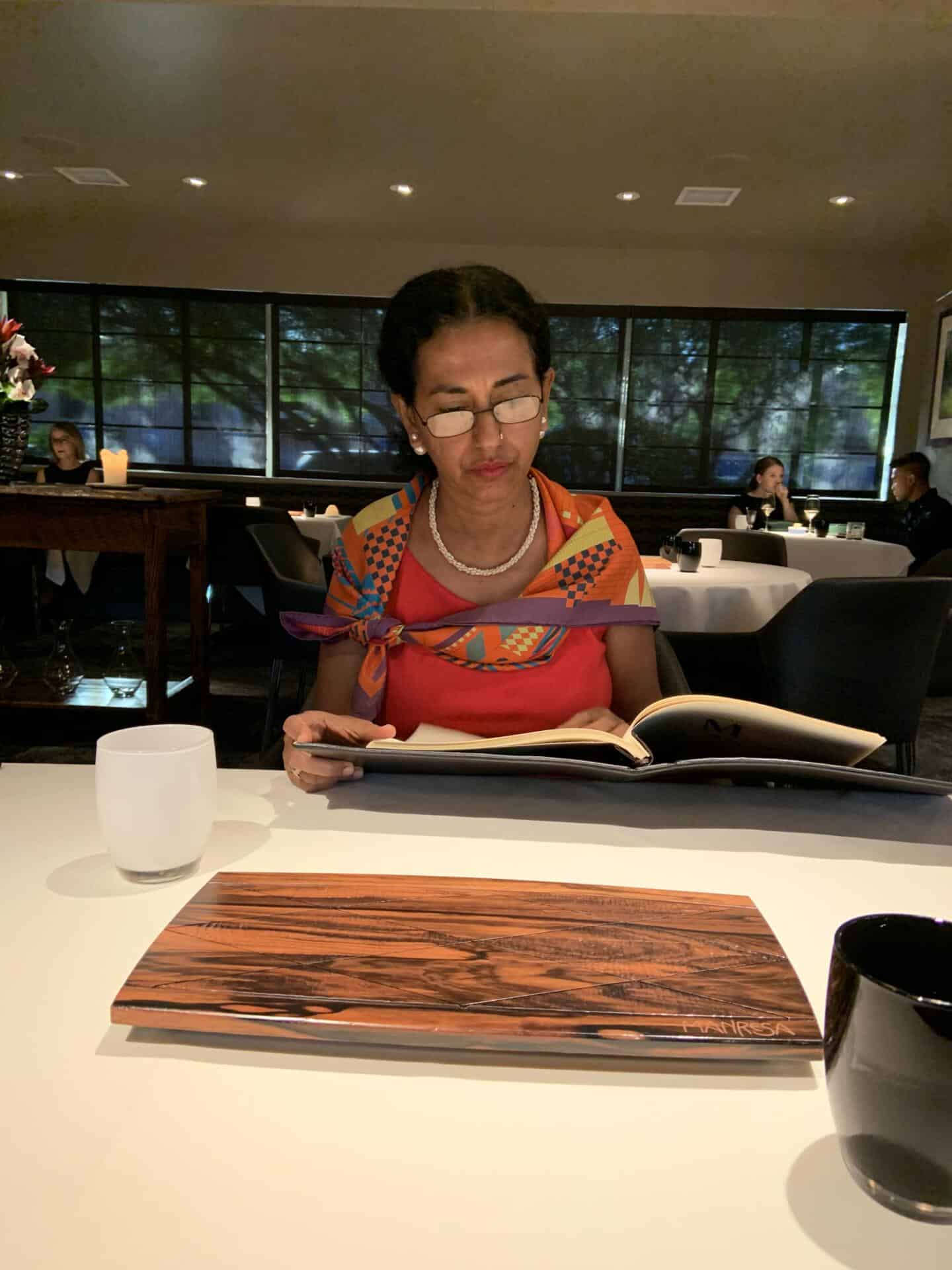 The 50 page wine menu at Manresa