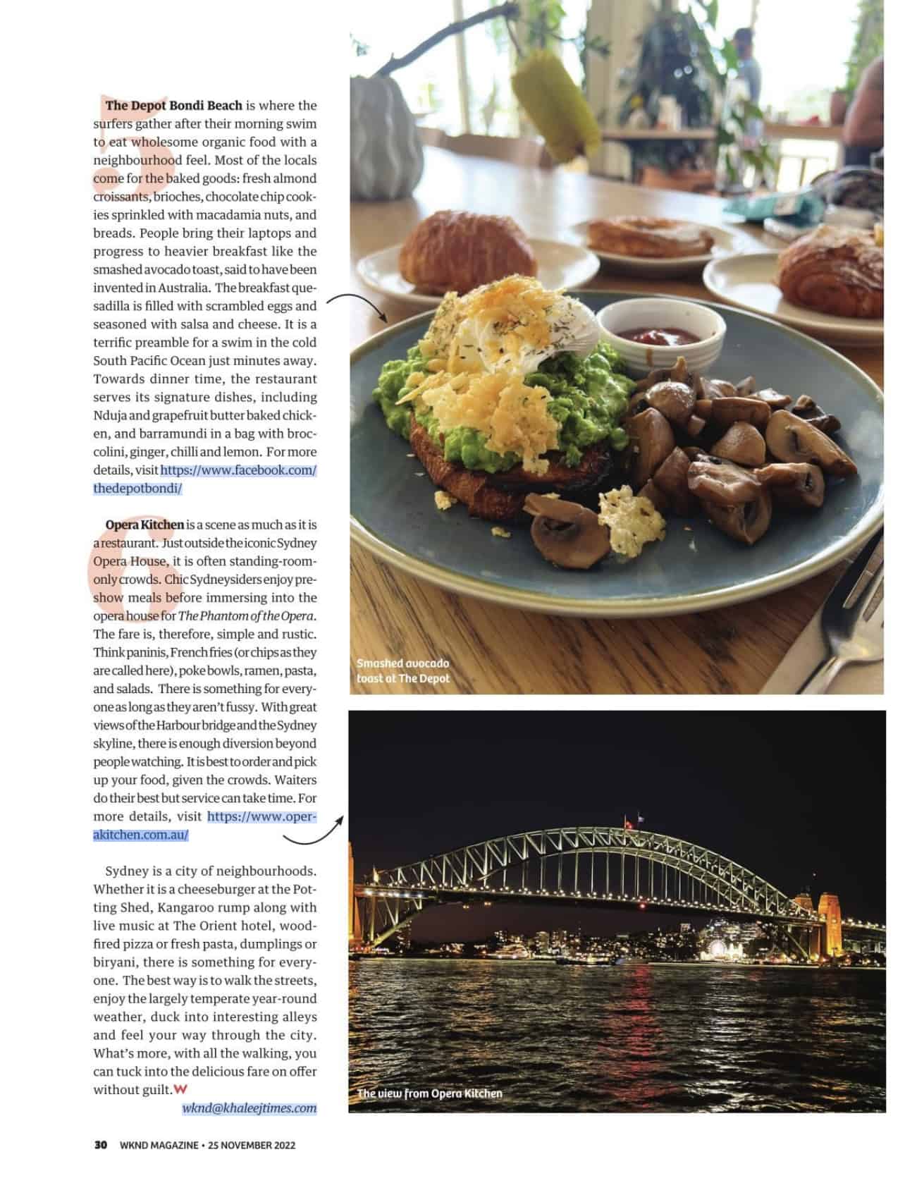 Khaleej Times Australia restaurants
