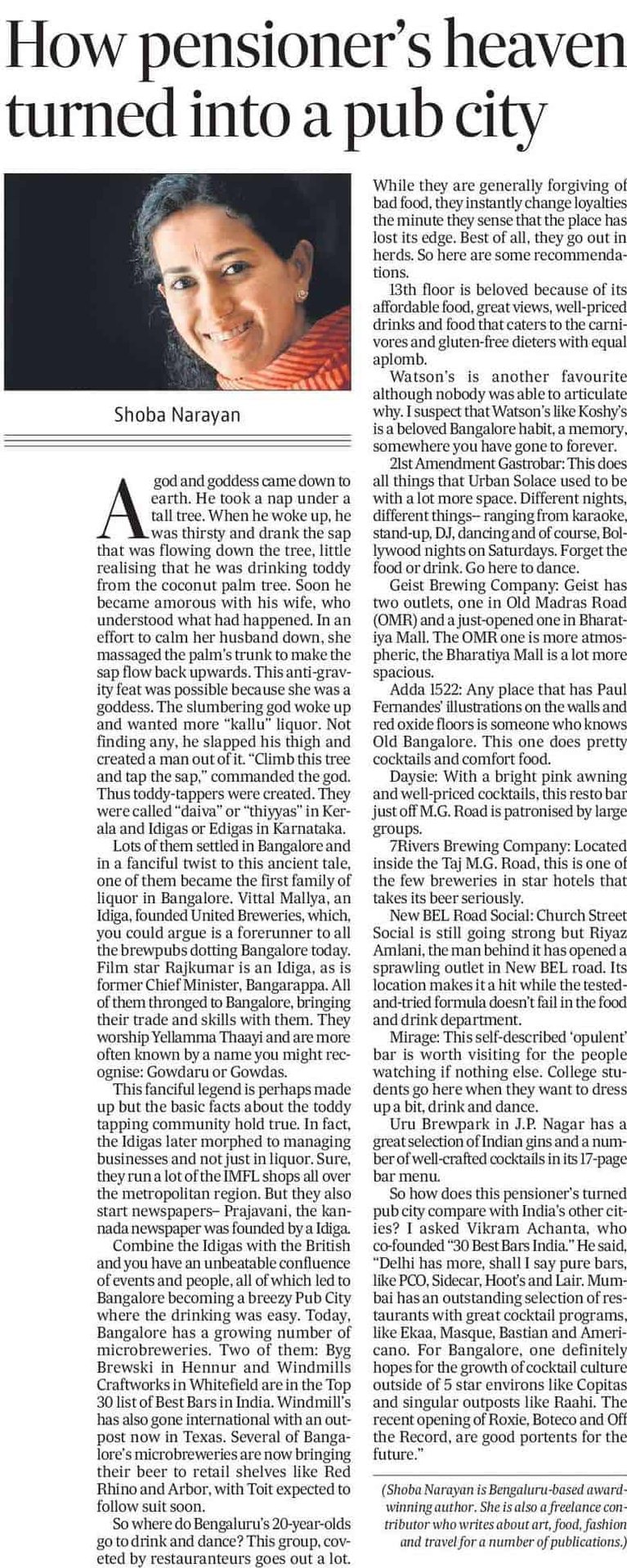 How a pensioner’s paradise became a pub city Bangalore How a pensioner's paradise became a pub city