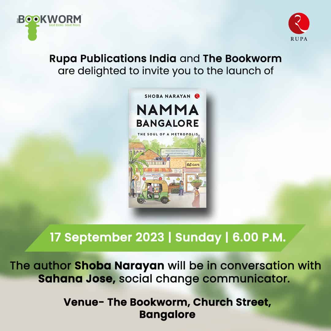 Namma Bangalore Bookworm Launch