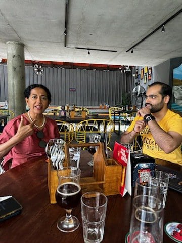 At The Bier Library Koramangala