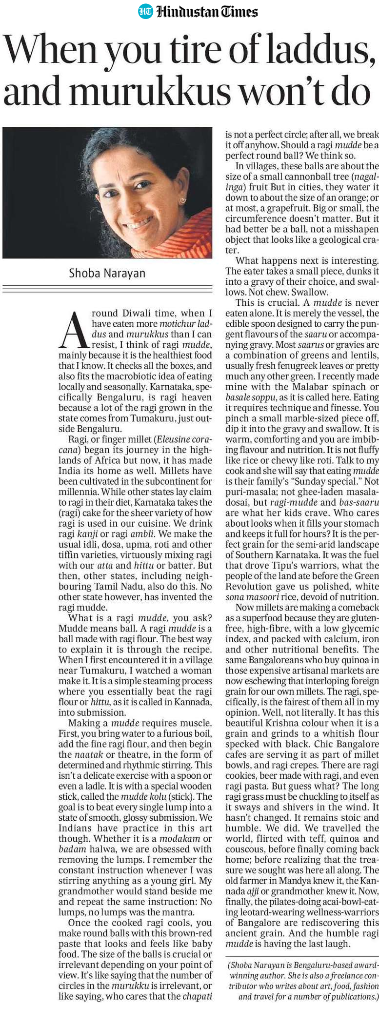 Laddus and Ragi Mudde