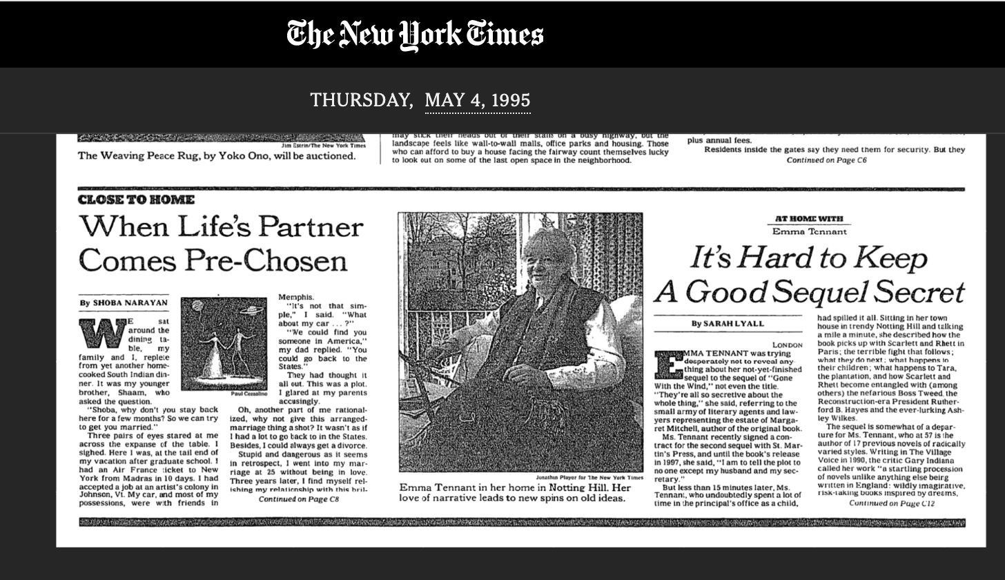 NYT Arranged Marriage 1